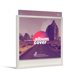 JUNOMI® Schallplatten Rahmen für LP Cover 30,4 31,3 cm Vinyl Rahmen LP Bilderrahmen Bild 7