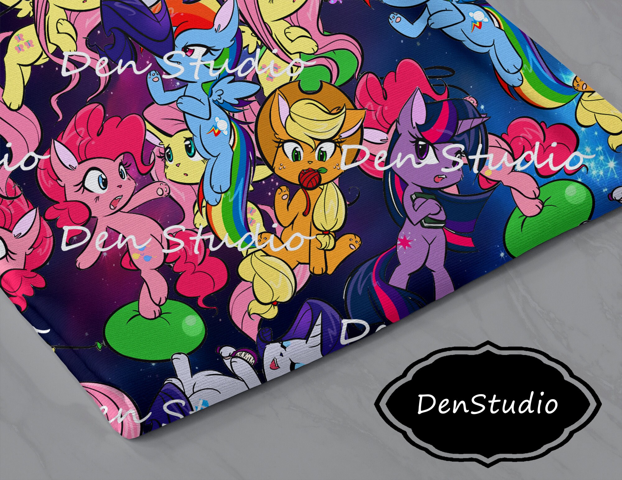 Little pony seamless fabric print pattern Etsy