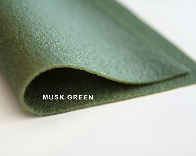 NATURAL RUBBER Crepe Sole 2 Mm Sheet 30X60 Cm Musk GREEN Rubber for