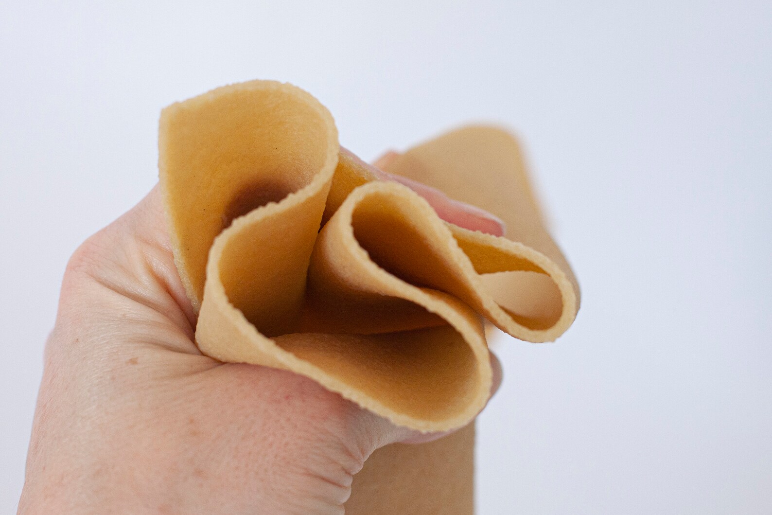 NATURAL RUBBER Crepe Sole 2 Mm Sheet 30X30 Cm BARLEY Rubber for