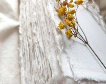 Khadi Baumwollpapier | A4 300gsm 100 % Cotton Rag Druckbögen | Indian White handgeschöpftes Aquarellpapier | mittlere Oberflächenstruktur | Umweltfreundlich