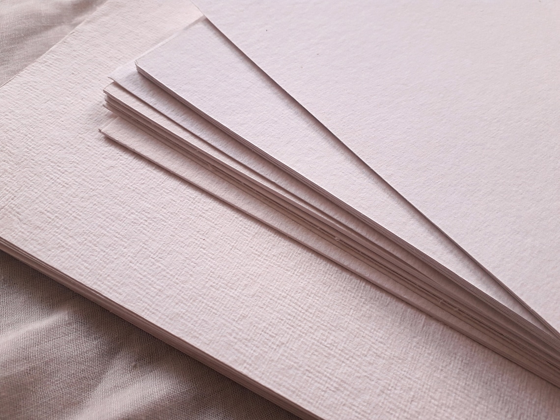 Khadi cotton paper A4 20.5X 30 cm 300gsm 100 Cotton Rag Etsy