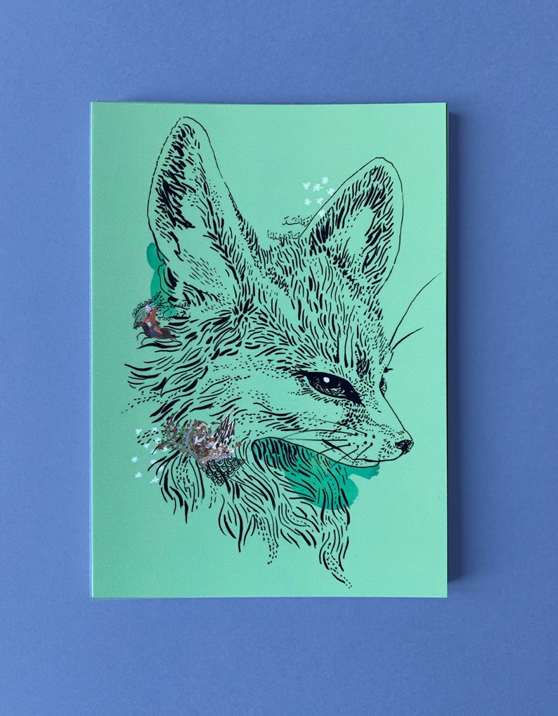 Cartes postales animaux fennec