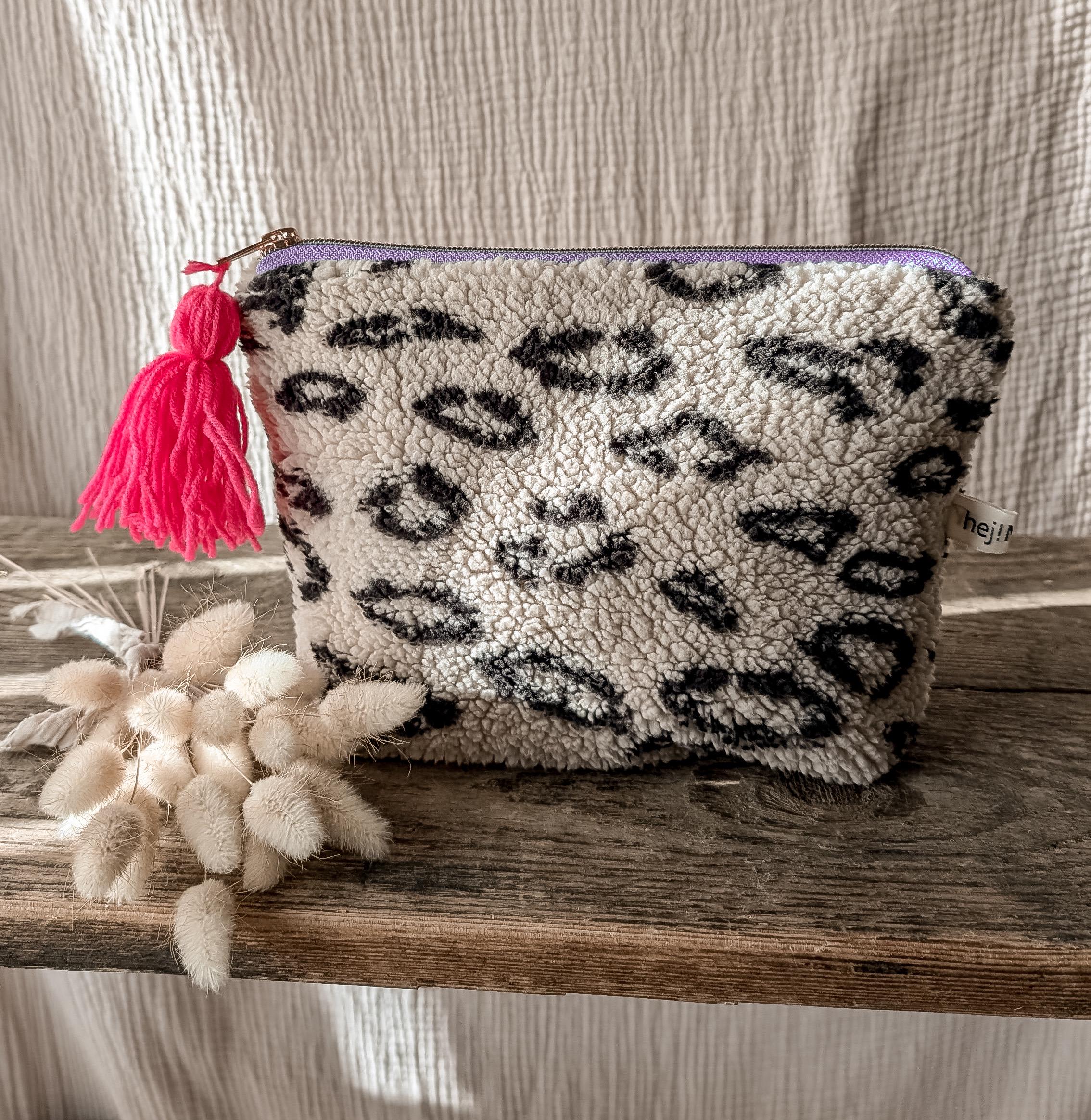 Showudesigns Tierprint-Kosmetiktasche Aus PU-Leder | Vielseitige Make-up-Tasche Für Frauen, Wasserdicht & Leicht