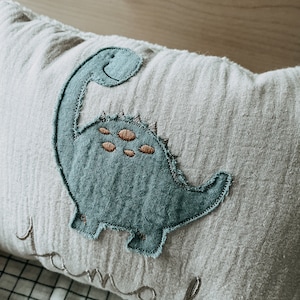 Dino name pillow image 2