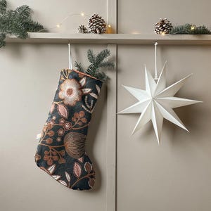 Noble Santa Claus boot dark blue pink | with name | Christmas stocking | Christmas sock | Santa Claus gift for adults | LIMITED EDITION