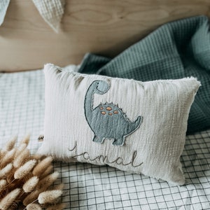 Dino name pillow image 1