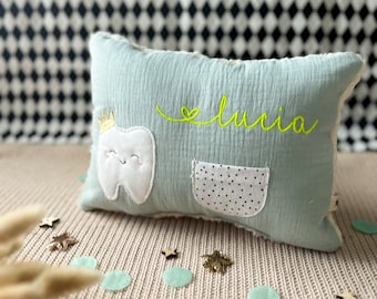 Tooth fairy pillow for milk tooth gift