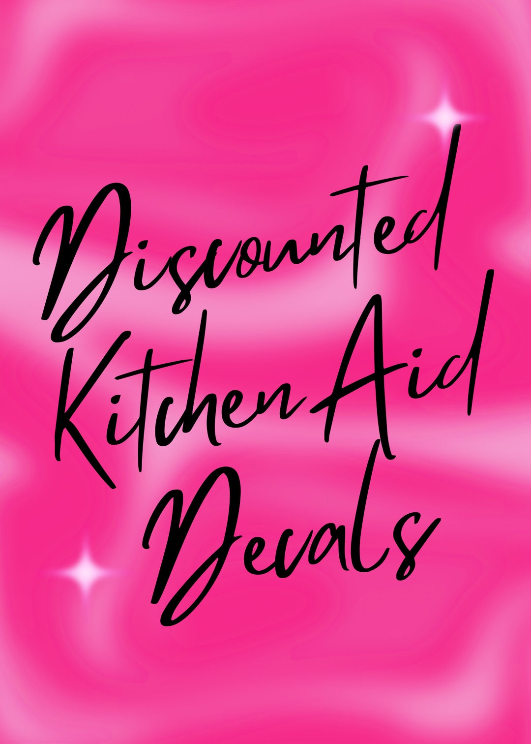 Kitchenaid Decals discounted Ready to Ship Etsy