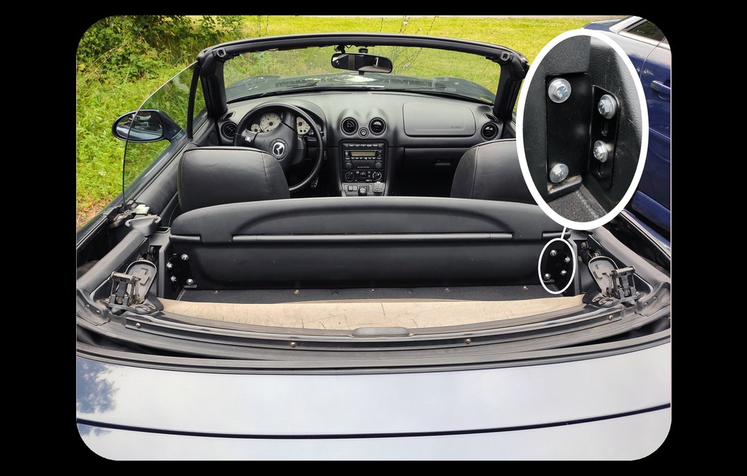 MX5 Miata NB Wind Deflector Brackets Etsy