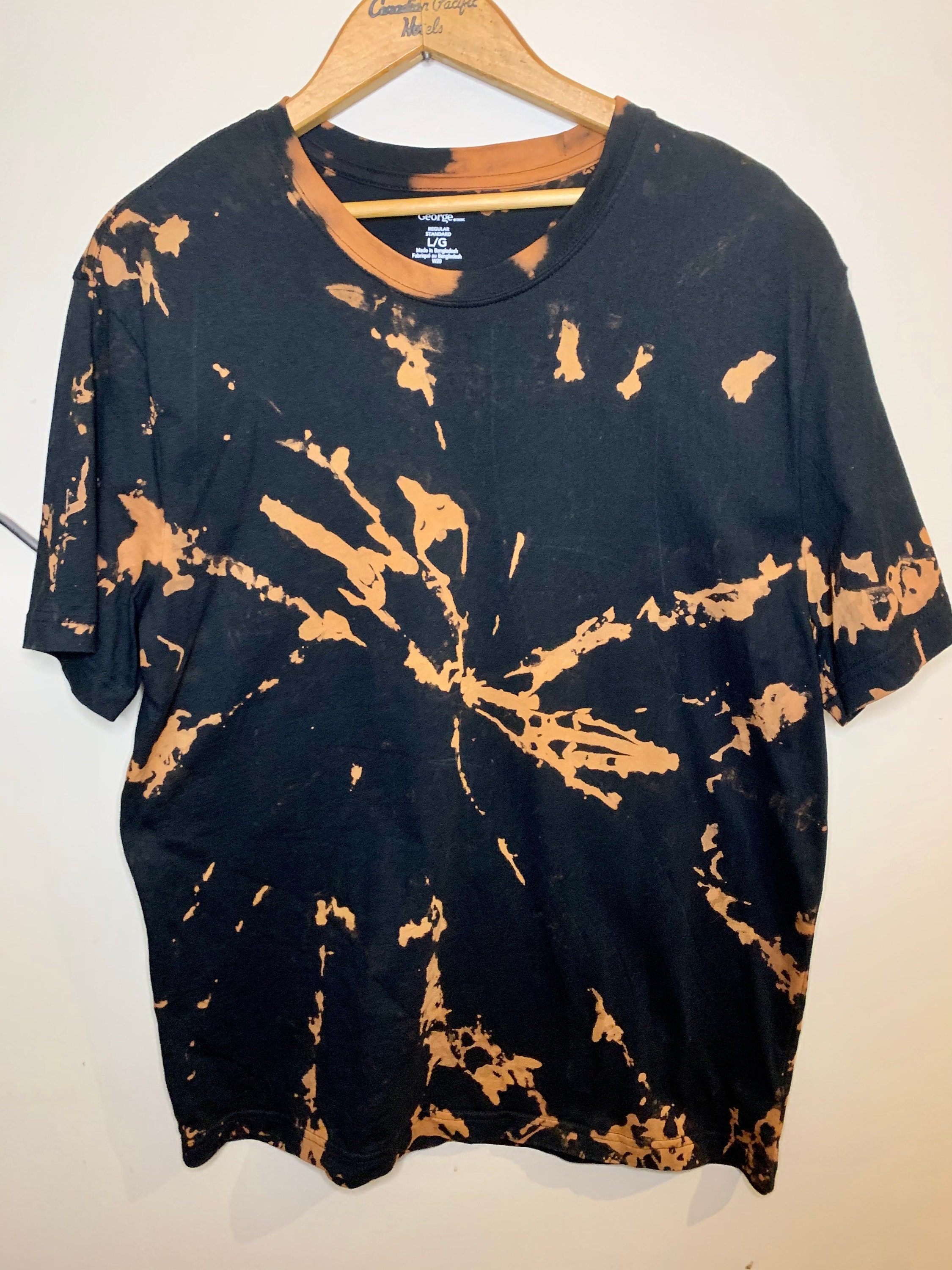 Bleach Dye TShirts Etsy