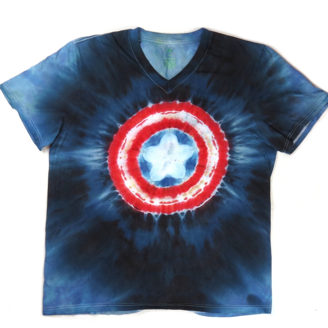 captain america tie dye shirt instructions