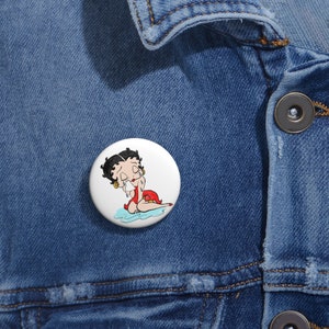Betty Boop &quot;Break-Up Betty&quot; Pin Button