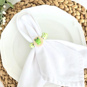 Frog Napkin Ring, Gender Reveal Party Decor, Baby Shower Napkin Ring ...
