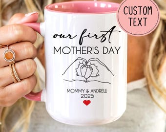 Our First Mother's Day Coffee Mug - Personalized Mug For Mom - First Time Mom Gifts - First Mother's Day - Unique Gifts For Mother's Day