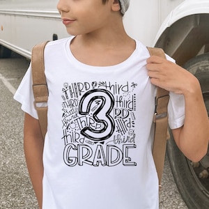 3rd Grade Back To School Shirt - Girl Shirt - Boy Shirt - Third Grade Shirt - Back to School Shirt - Youth Back To School Shirts- Elementary