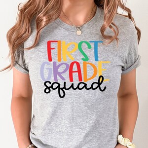 Back To School 1st Grade Squad Teacher Shirt - First Grade Teacher Shirt - First Grade - First Grade Teacher - School Tee - School Shirts