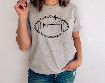 Game Day Football Shirt - Women Football Shirt - Football Shirt - Game Day Shirt - Football Season Tee - Football Team Shirt