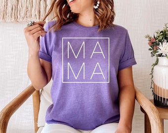 Mama Shirt - Mom Shirts - Mama Square - Mama - Mom Life Shirt - Shirts for Moms - Mothers Day Gift - Shirts for Moms