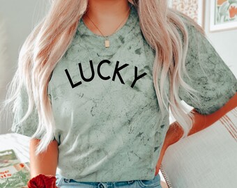 Lucky Women's St Patrick's Day Shirt - Lucky Shirt - St. Patricks Day Shirt - Cute St Pattys Shirt - St Patrick Tee - St Patrick's Lucky Tee