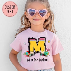 Custom Toddler Pre-K Shirt - Pre-K Toddler Shirt - First Day Of School Shirt - School Shirt - Pre-K Back To School Shirt - Preschool Shirt