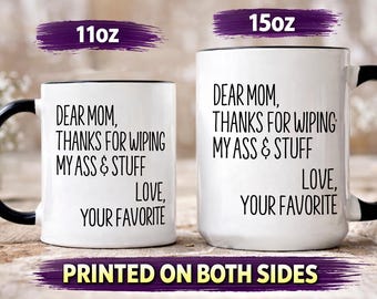 Grappige moedermok, ongepast moedercadeau, sarcastische koffiemok, Moederdagcadeau grappig, propcadeau voor moeder, mok volwassen humor