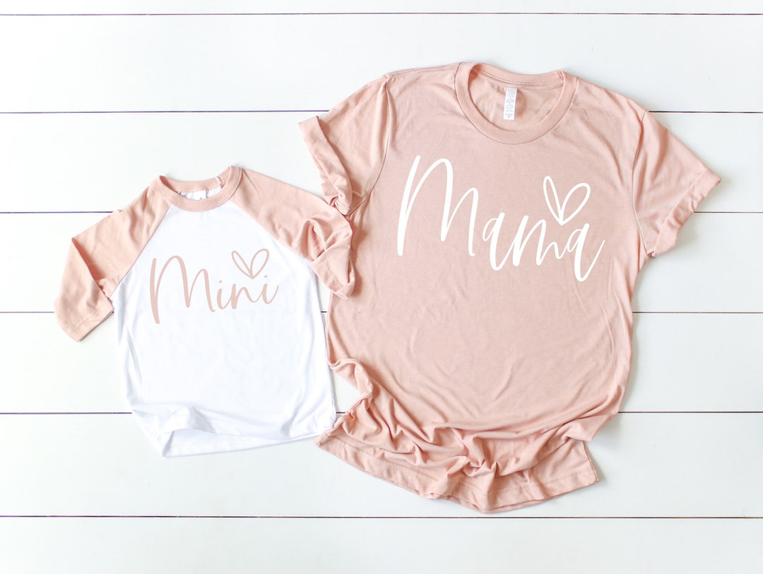 Mommy and Me Outfits Matching Mom and Daughter Shirt Set - Etsy