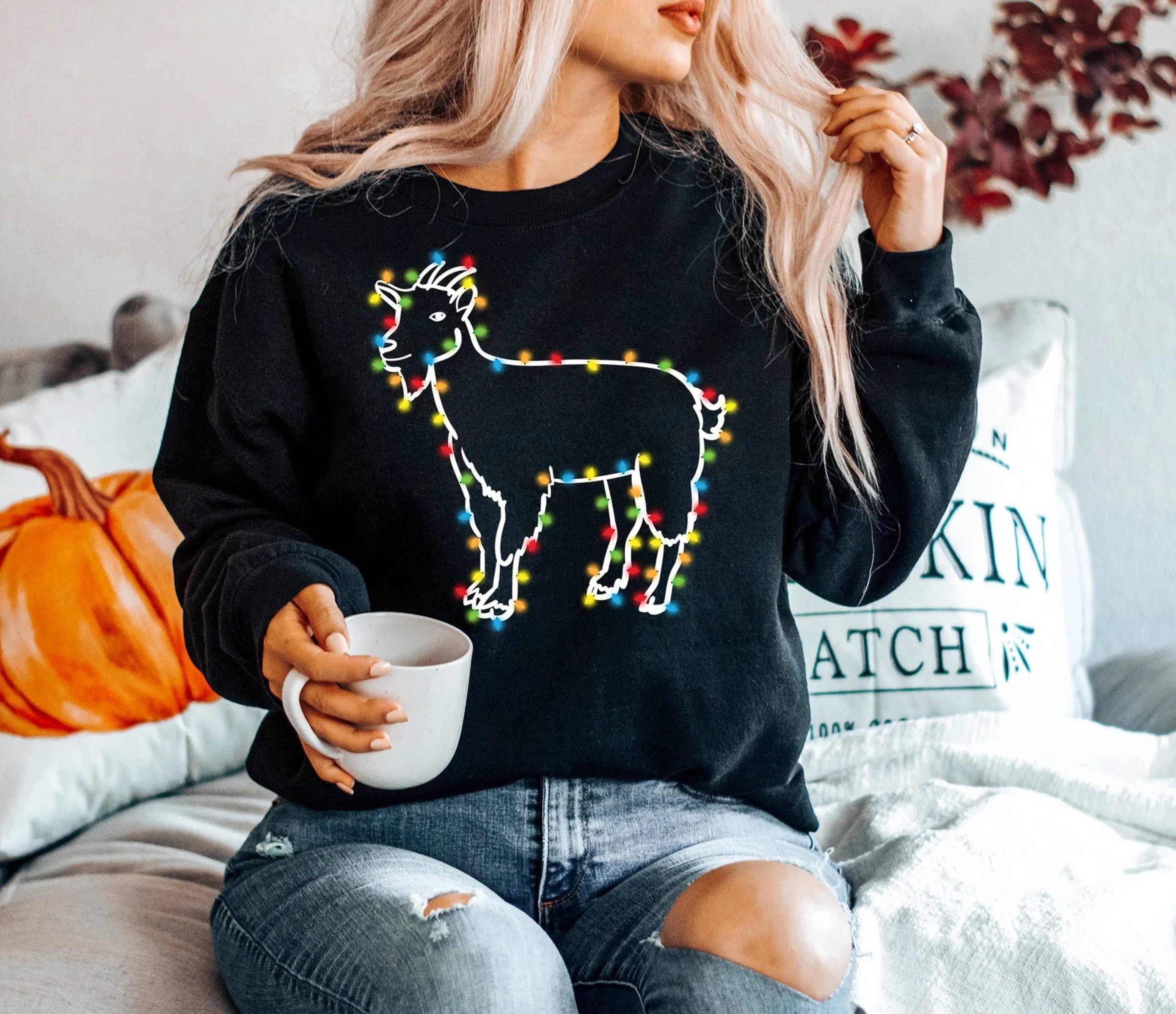 Goat ugly christmas sweater online