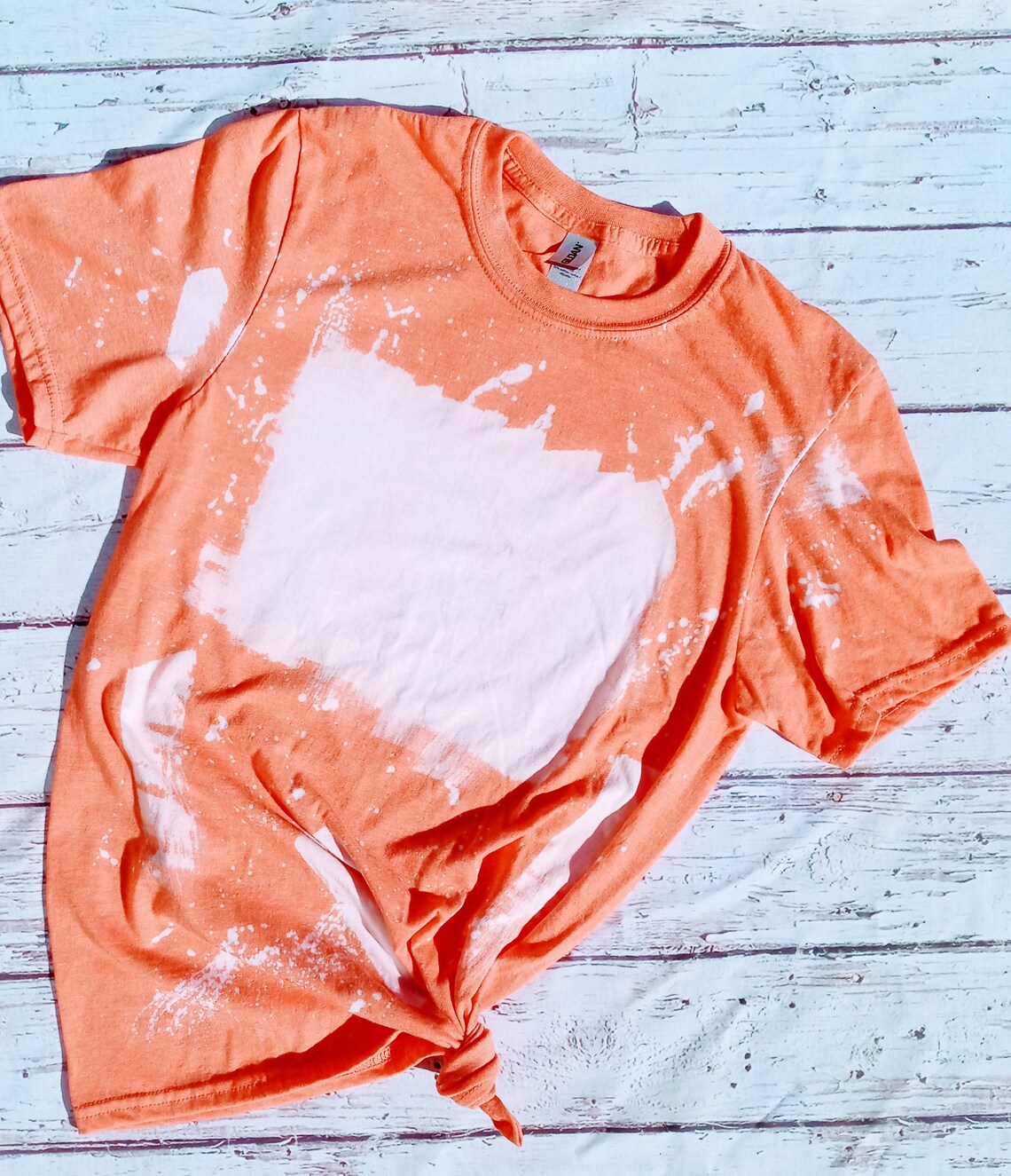 Blank Bleached Shirt for Sublimation Vinyl Ready To Ship Etsy