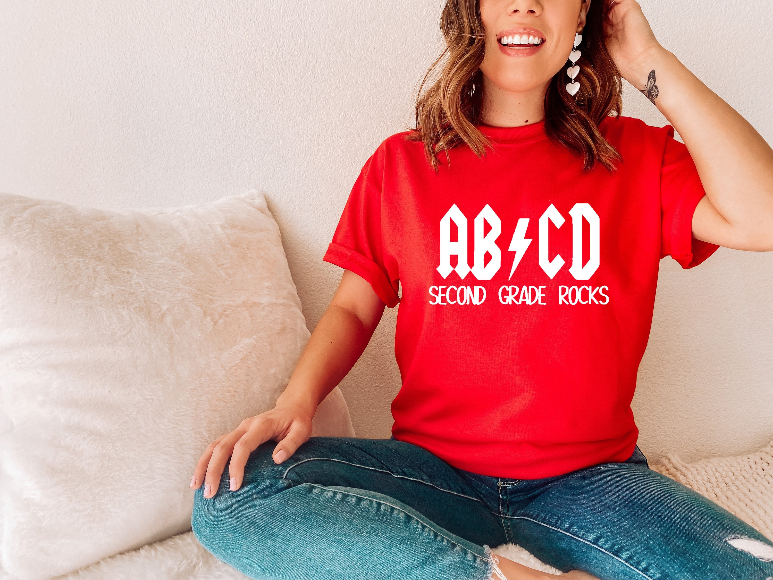 ABCD Second Grade Rocks Women's Shirt - ABCD Second Grade Rocks T-shirt ...