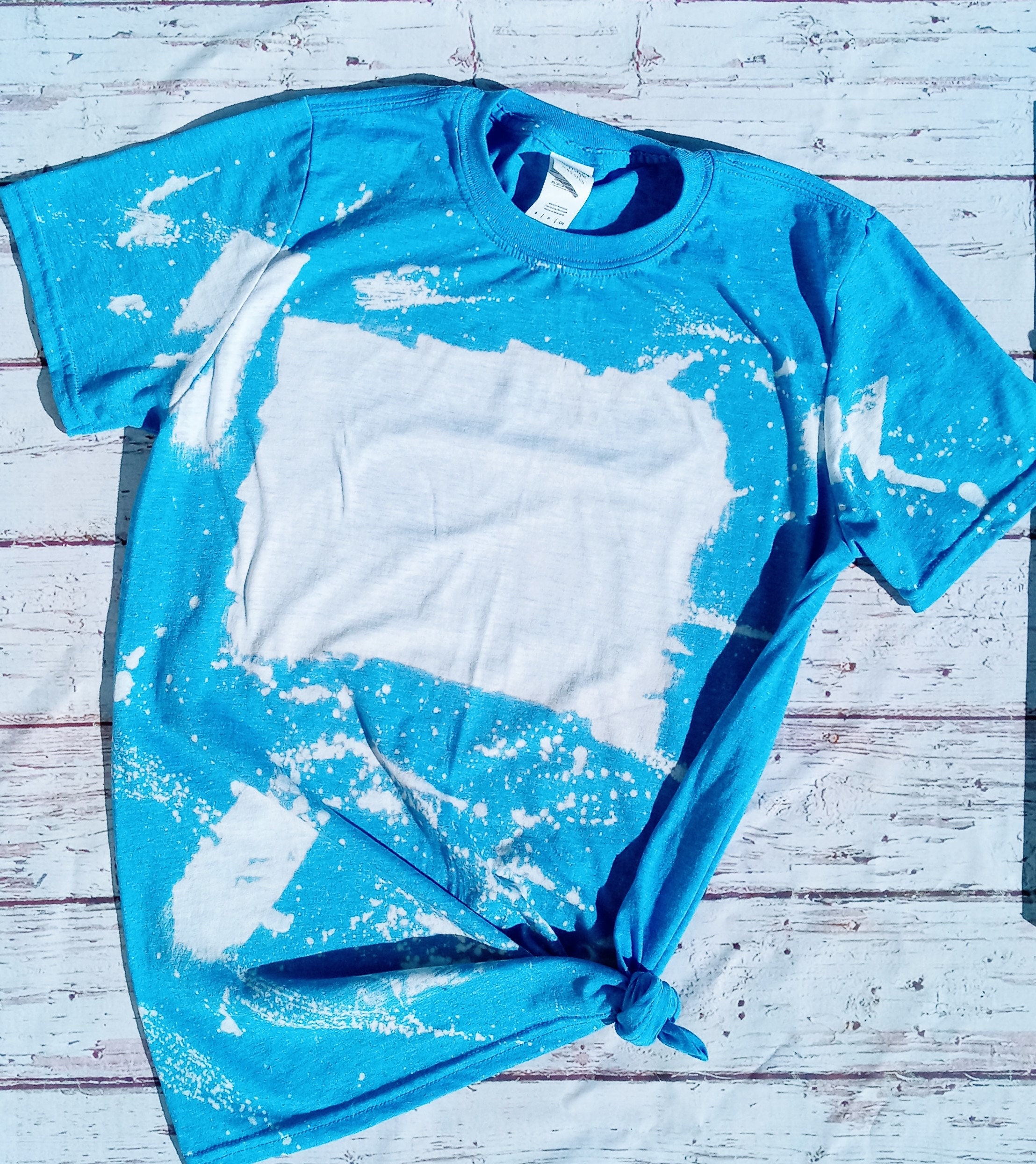 Blank Bleached Shirt for Sublimation Vinyl Ready To Ship Etsy