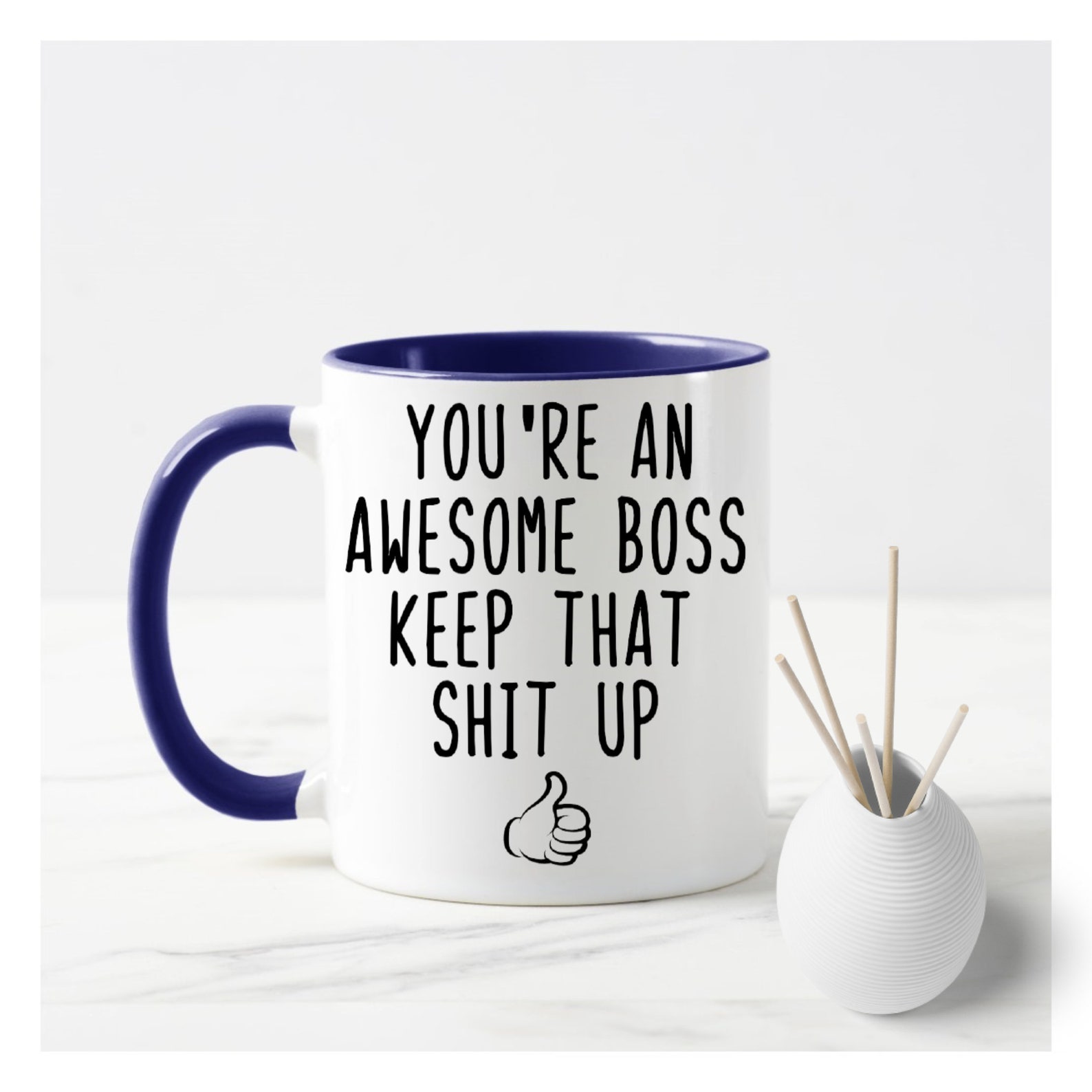 You're an Awesome Boss Boss Office Mug Boss Gifts Etsy