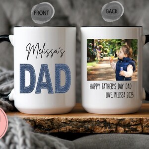 Personalized Dad Coffee Mug with Picture - First Fathers Day Gift for New Dad - Dad Gifts - Fathers Day Coffee Mug with Photo - Mug for Dad
