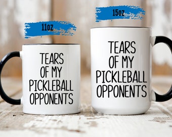 Tränen meiner Pickleball Gegner Tasse - Lustige Pickleball Kaffeetasse - Pickleball Humor - Pickleball Liebhaber Geschenkideen - Pickleball Geschenke