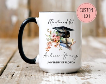Personalized Graduation Mug - Mastered It 2025 Mug -  Graduation Gift - Masters Degree Gift - Graduation Gift For Her - MBA Gift