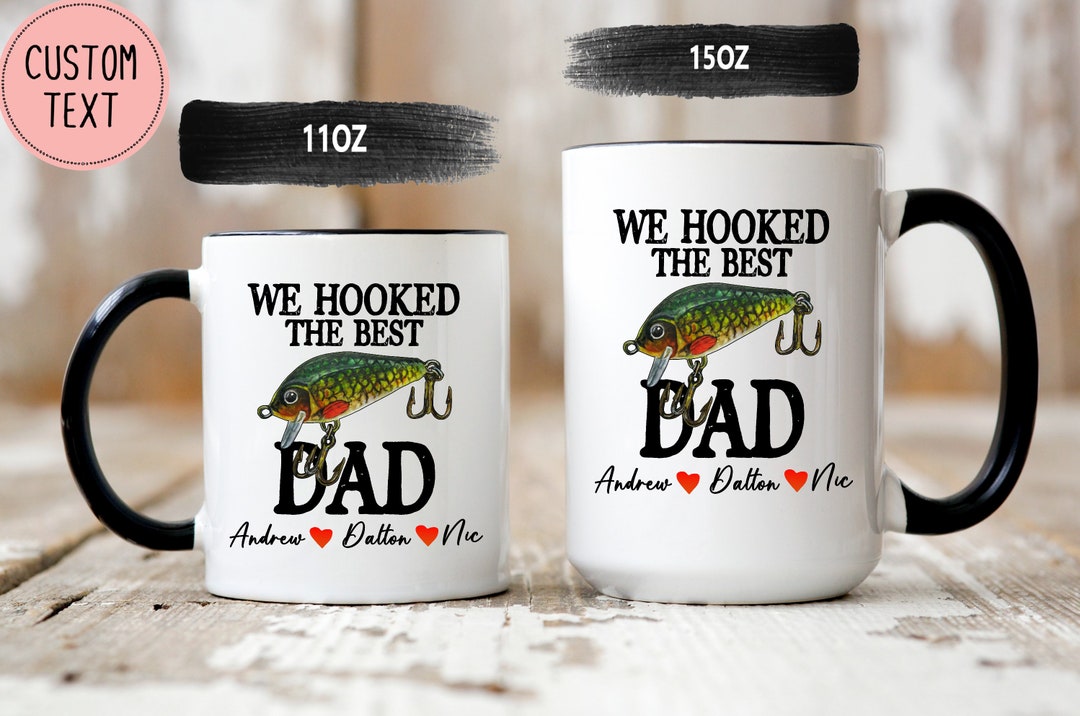 Fishing Gift - Dad Mug - Fathers Day - Personalized Fishing Dad Mug ...