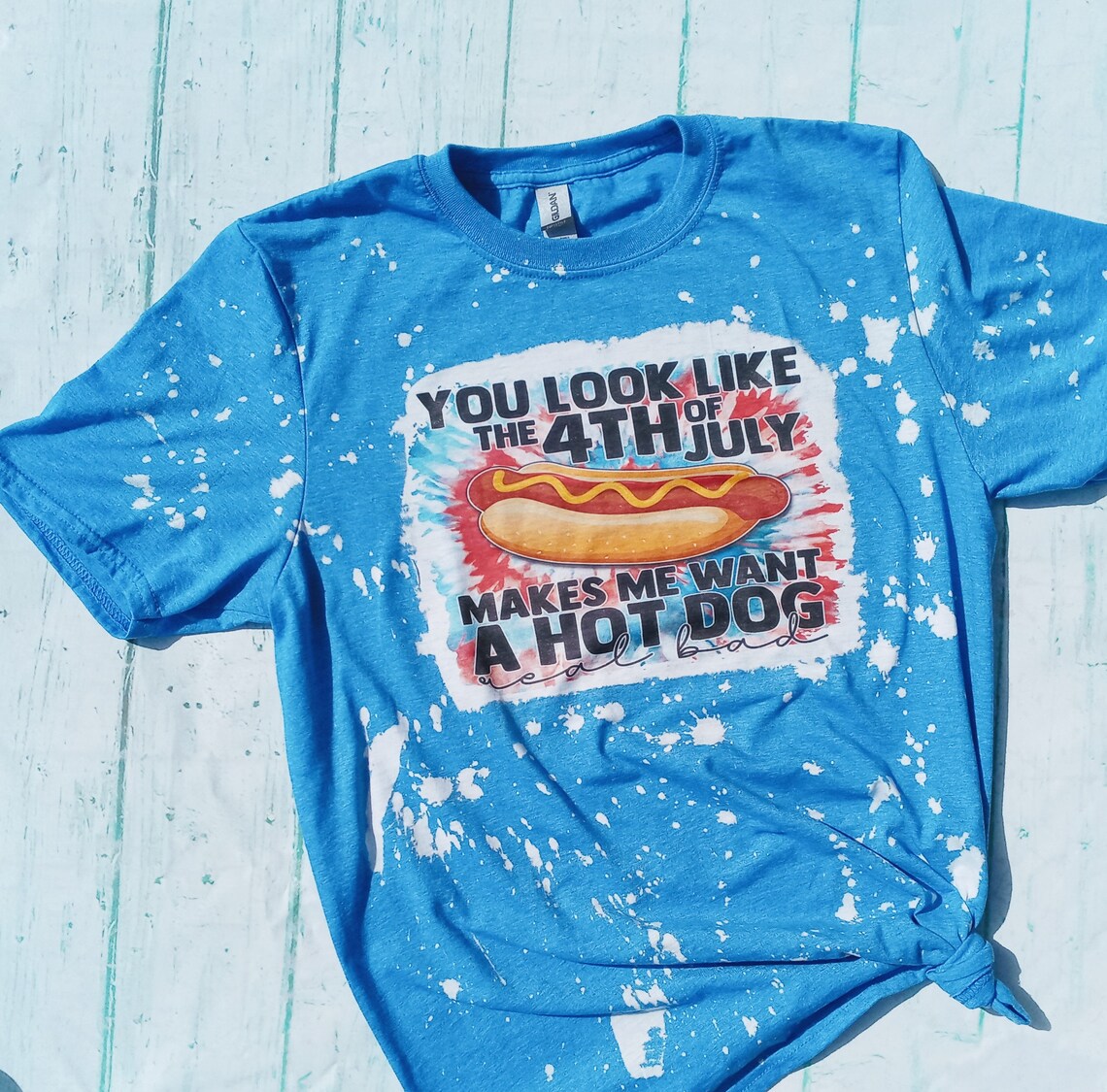 bleached fourth of july shirts