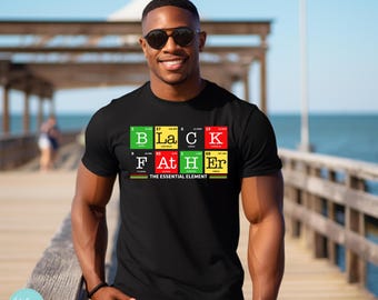 Camiseta de padre negro - Camiseta de "Los padres negros importan" - Papá negro - Camiseta del mejor papá - Camiseta del Día del Padre - Camiseta del mejor papá - Camiseta de papá negro