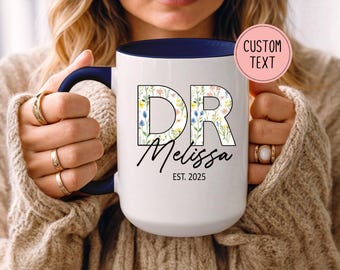 Personalized Doctor Coffee Mug - Custom Doctor Coffee Mug - Future Doctor - Doctor Coffee Cup - Gift for Doctors - Custom PhD Graduation Mug
