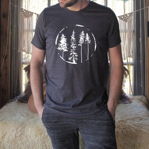 Tree Shirt - Trees shirt - Nature - Woods - Tshirt for men - Outdoors men shirt - Nature lover - Outdoor lover shirt - Men&#39;s Graphic T-Shirt