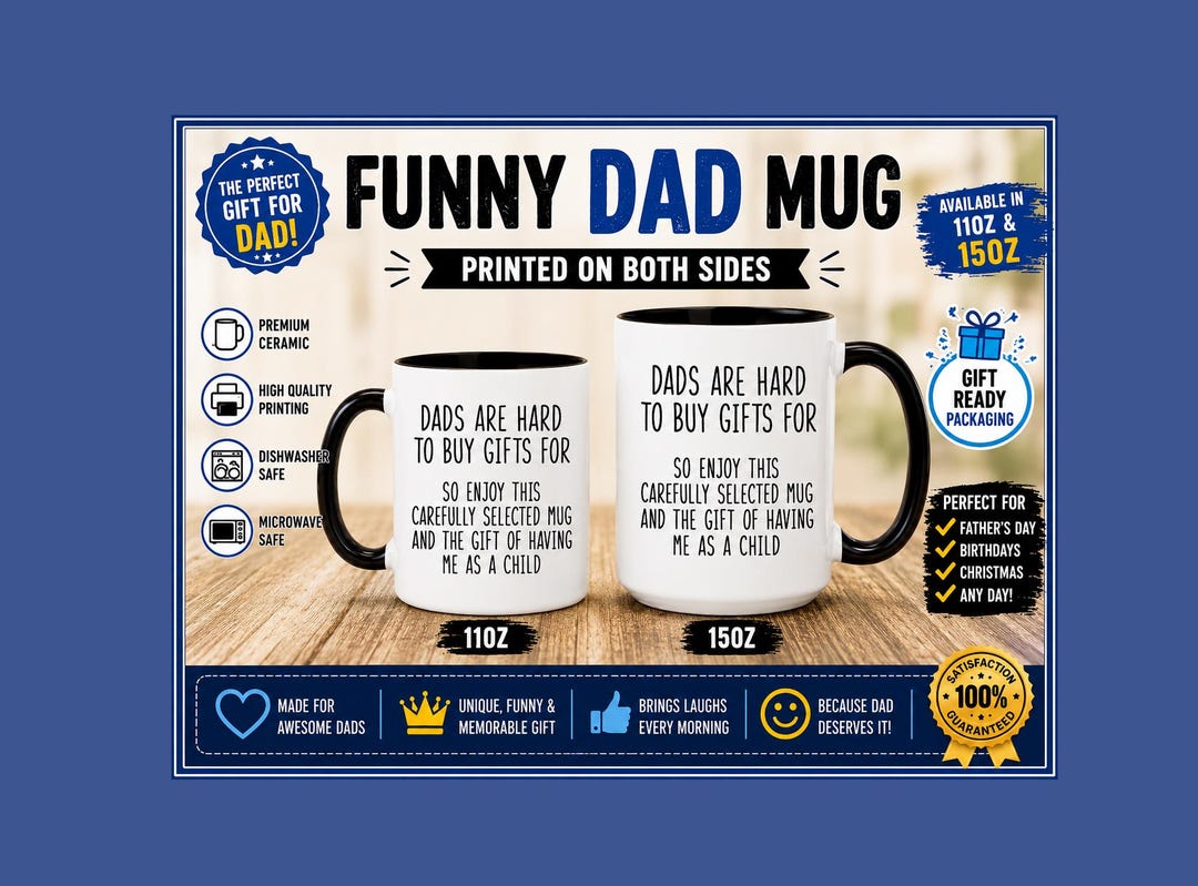 Dads Are Hard to Buy Gifts for Mug - Gift for Dad - Funny Father's