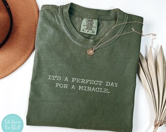 Comfort Colors® IVF Mom and Dad Gift Shirt - Transfer Day It's A Perfect Day for A Miracle Shirt for Couples -  IVF Strong - Egg Retrieval