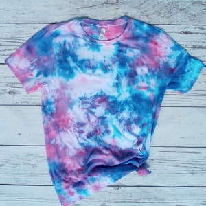 Tie Dye T-Shirt - Tie Dye Shirt - Crumple Tie Dye Shirt - Cotton Candy Tie Dye Shirt - TieDye Clothing - Swirl Tie Dye Shirt