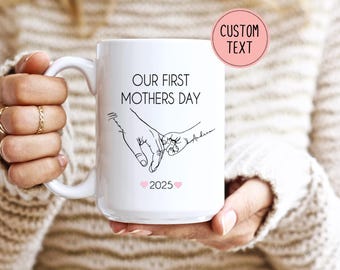 Personalized Our First Mother's Day Mug - First Mother's Day Gifts From Baby -  Mom Mug - First Time Mom Gift - First Mother's Day Gifts