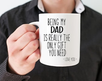 Tazza da caffè Being My Dad - Tazza da caffè per papà - Divertente regalo per papà - Tazza per papà - Tazza da caffè per papà - Regalo per papà - Regalo di compleanno per papà - Tazza di compleanno
