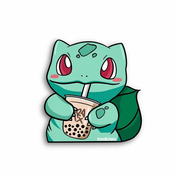 Pegatina de la serie Bulbasaur Boba Etsy