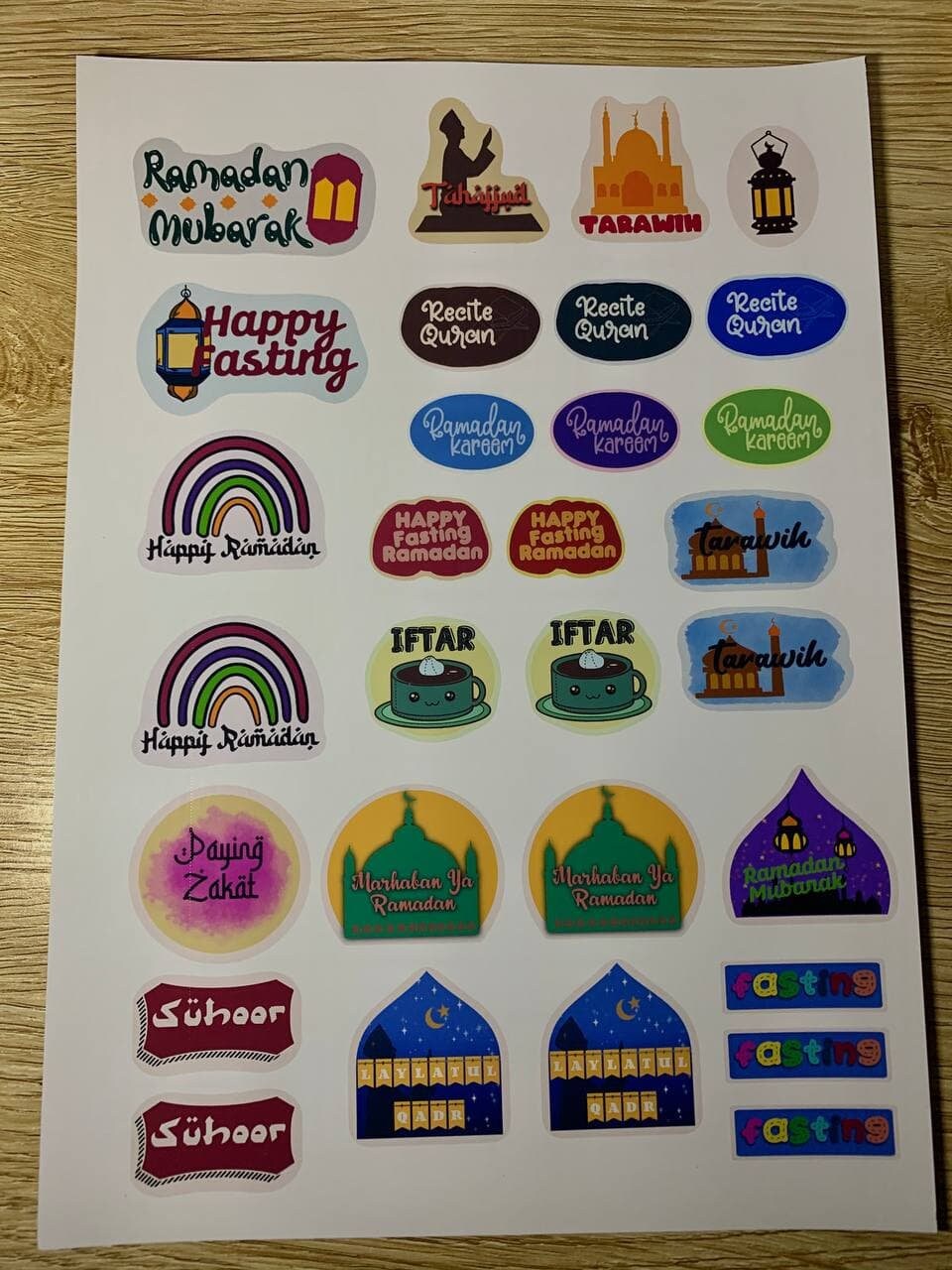 Printable Ramadan Sticker/ digital download Etsy