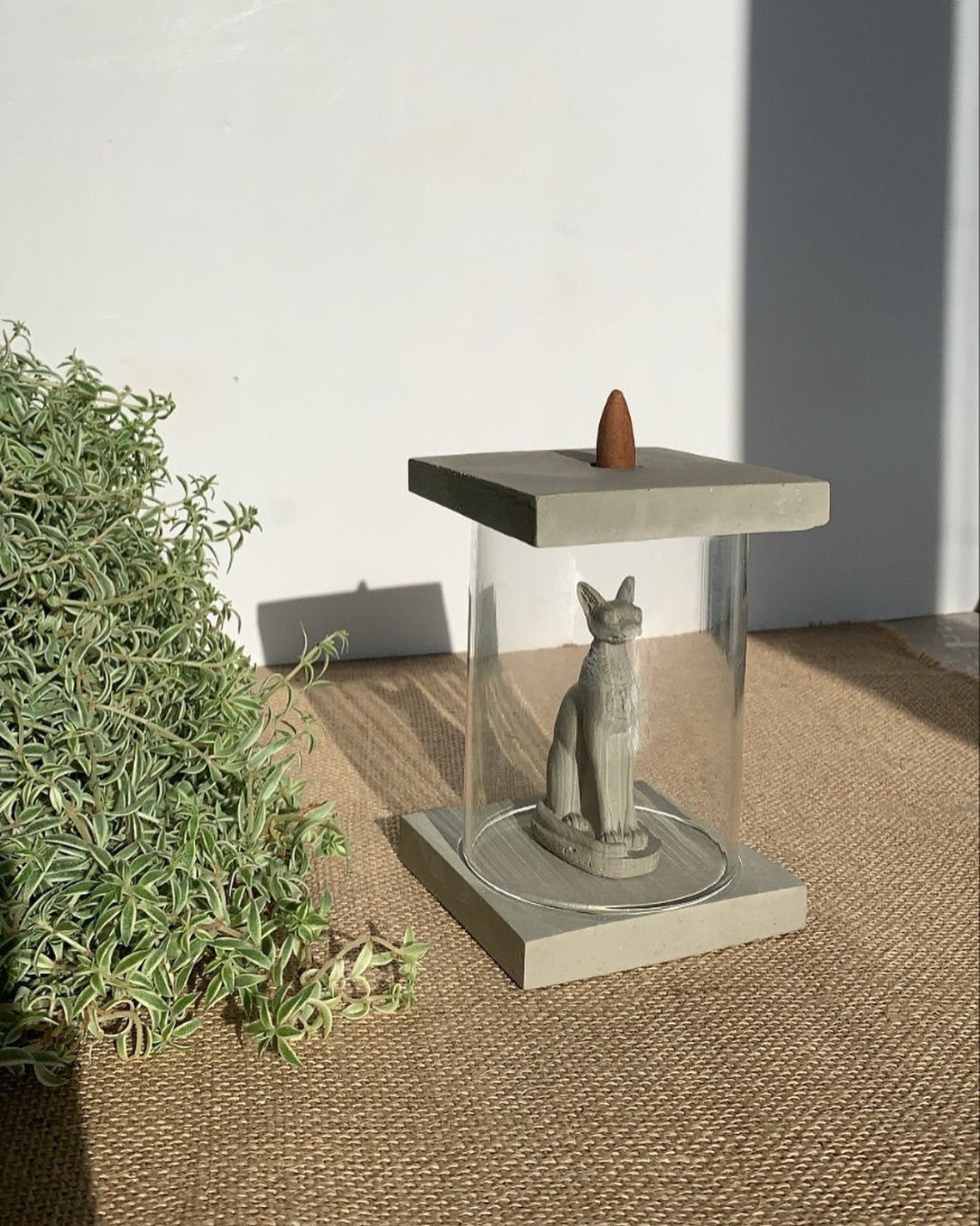 Backflow Incense Burner Waterfall Cat Incense Waterfall Etsy