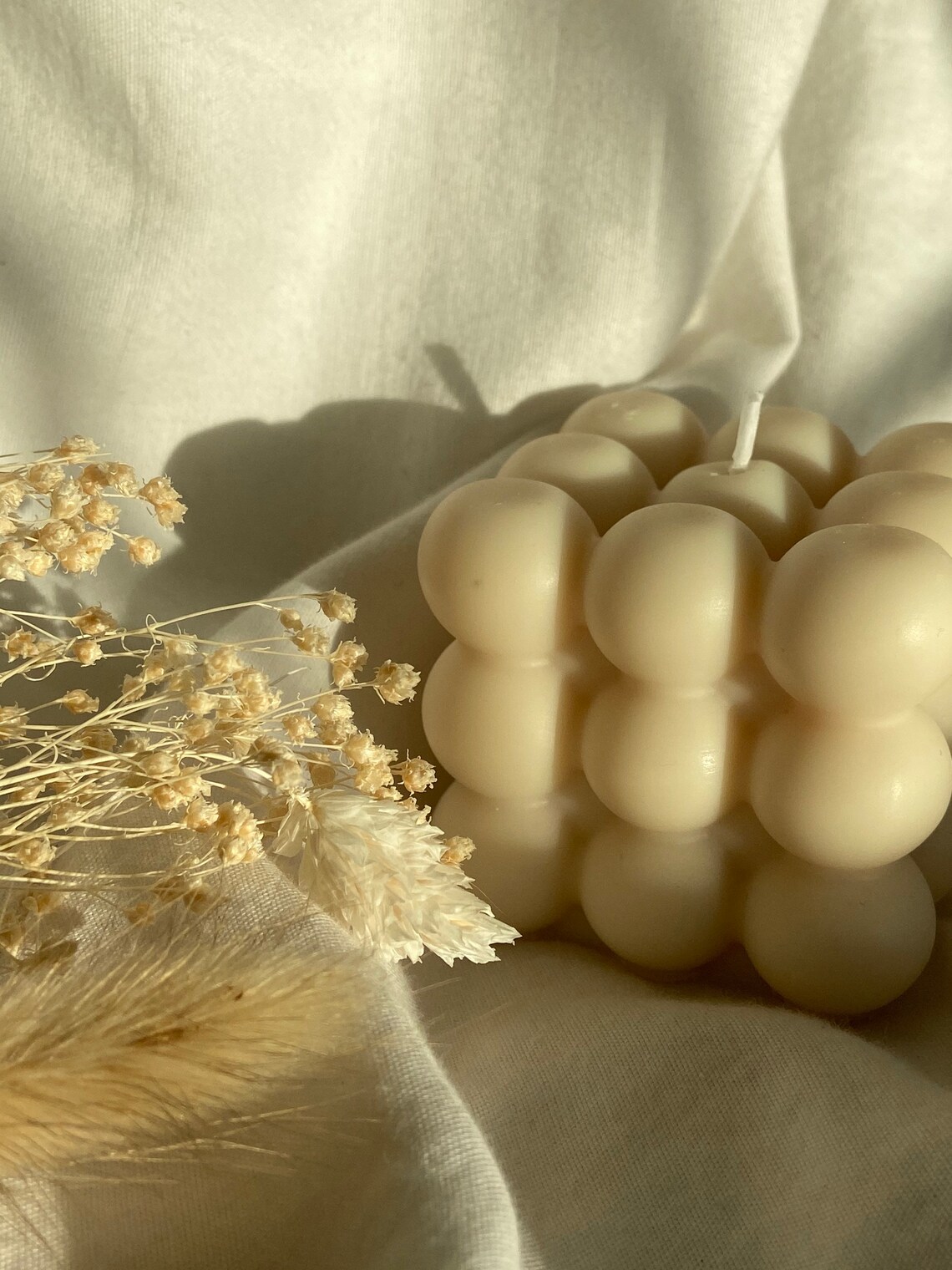 Bubble Candle Soy Candle Gift Natural Decorative Candles Etsy