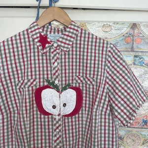 Custom Upcycled Shirt with Patches